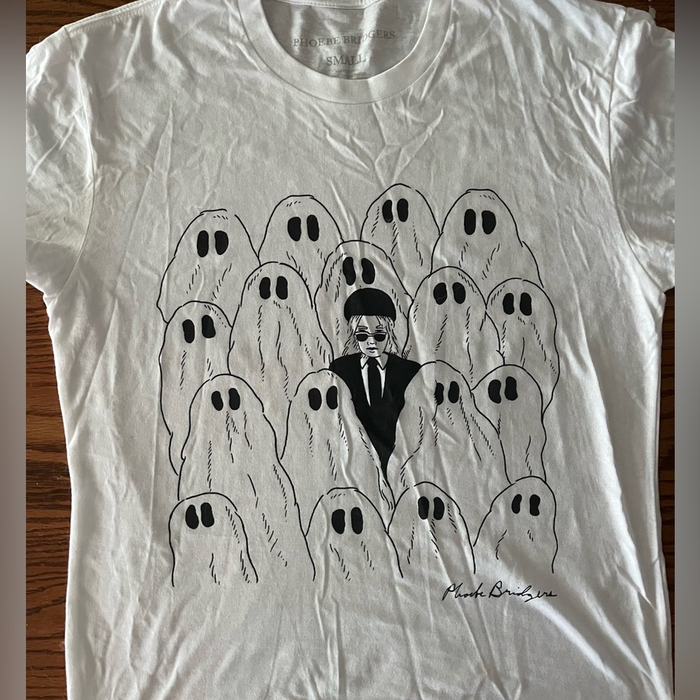 Phoebe Bridgers Ghost T-Shirt Size Small New / Never worn